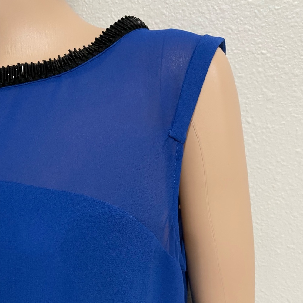 Andrew Marc Womens electric Blue Sheath Dress. NWT - Picture 6 of 8